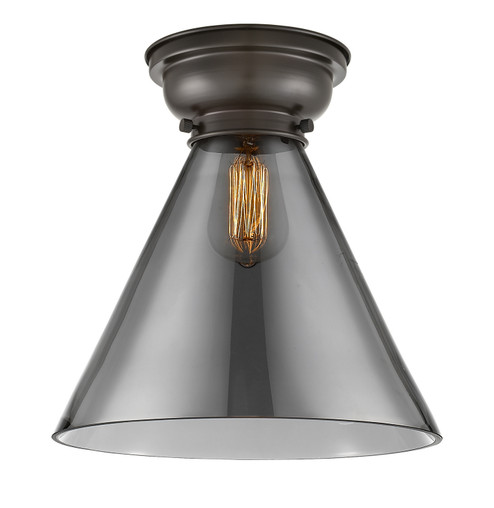 Franklin Restoration One Light Flush Mount in Oil Rubbed Bronze (405|623-1F-OB-G43-L)