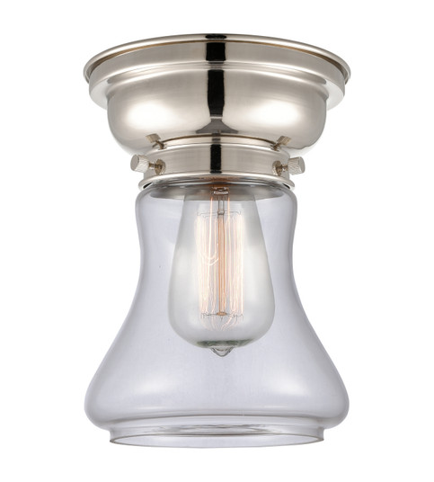 Franklin Restoration One Light Flush Mount in Polished Nickel (405|623-1F-PN-G192)