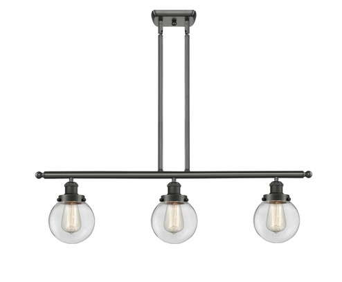 Ballston Urban LED Island Pendant in Oil Rubbed Bronze (405|916-3I-OB-G202-6-LED)