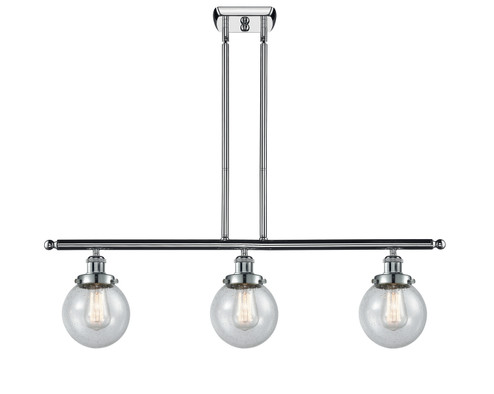 Ballston Urban LED Island Pendant in Polished Chrome (405|916-3I-PC-G204-6-LED)