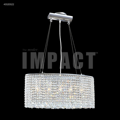 Contemporary Five Light Chandelier in Silver (64|40520s22)
