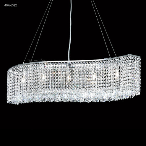 Contemporary Five Light Chandelier in Silver (64|40765S22) Contemporary Five Light Chandelier in Silver (64|40765S22)