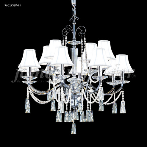 Pearl 12 Light Chandelier in Silver (64|96019S2P)