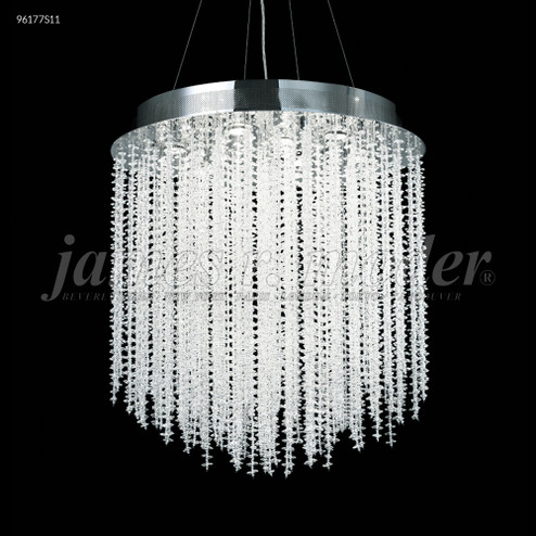 Continental Fashion Nine Light Chandelier in Silver (64|96177S11)