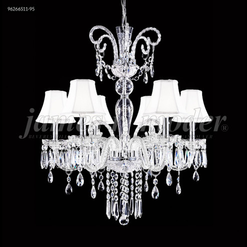 Venetian Six Light Chandelier in Silver (64|96266S11-95)