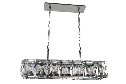 Giada Seven Light Island Pendant in Stainless Steel (33|390465SL)