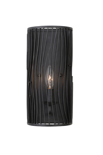 Morre One Light Wall Sconce in Black Iron (33|507520BI)