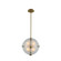 Sussex LED Pendant in Winter Brass (33|509751WB)