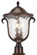 Santa Barbara Three Light Outdoor Hanging Lantern in Textured Matte Black (33|9012MB)