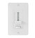 Under Cabinet Accessories LED Driver /Dimmer Trim in White Material (12|1DDTRIMWH)