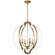 Voleta Four Light Foyer Pendant in Natural Brass (12|42138NBR)