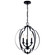 Voleta Three Light Pendant in Black (12|42140BK)