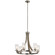 Grand Bank Six Light Chandelier in Distressed Antique Gray (12|43193DAG)