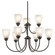 Jolie LED Chandelier in Olde Bronze (12|43639OZL18)