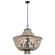 Brisbane Eight Light Chandelier in Distressed Black (12|43892DBK)