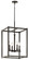 Crosby Four Light Foyer Pendant in Olde Bronze (12|43998OZ)