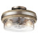 Grand Bank Two Light Semi Flush Mount in Classic Pewter (12|44100CLP)