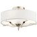 Kinsey Three Light Flush Mount in Polished Nickel (12|44314PN)