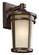 Atwood One Light Outdoor Wall Mount in Brown Stone (12|49071BST)