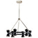 Baland LED Chandelier in Black (12|52418BKLED)