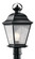 Mount Vernon One Light Outdoor Post Mount in Black (12|9909BK)