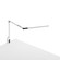 Z-Bar LED Desk Lamp in White (240|AR3100-WD-WHT-CLP)