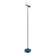 Royyo LED Floor Lamp in Matte black/azure felt (240|RYO-SW-MTB-AZF-FLR)