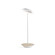 Royyo LED Desk Lamp in Matte white/brass (240|RYO-SW-MWT-BRS-DSK)