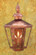 Apollo Gas Lantern Wall Mount in Natural Copper (180|AO1-CWB SP)