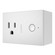 radiant Plug-In Switch in White (246|WNP10)