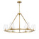 Beckett Six Light Chandelier in Brass (90|190642)