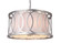Wysteria Six Light Pendant in Silver Leaf, Soft Gold (90|252614)