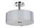 Brooklyn Three Light Semi Flush Mount in Chrome (90|891605)