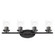 Corona Four Light Bath Vanity in Black (16|10214CLBK)