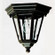 Westlake One Light Outdoor Ceiling Mount in Black (16|1027BK)