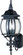 Crown Hill Three Light Outdoor Wall Lantern in Black (16|1033BK)
