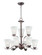 Vital Nine Light Chandelier in Oil Rubbed Bronze (16|12076FTOI)