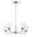 Acadia Five Light Chandelier in Satin Nickel (16|12266CDSN)