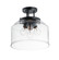 Acadia Three Light Semi-Flush Mount in Black (16|12271CDBK)