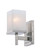 Tetra One Light Bath Vanity in Satin Nickel (16|2151LNSN)