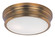 Fairmont Two Light Flush Mount in Natural Aged Brass (16|22370SWNAB)