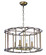 Helix Four Light Chandelier in Bronze Fusion (16|24736BZF)