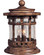 Santa Barbara VX Three Light Outdoor Deck Lantern in Sienna (16|40032CDSE)