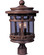 Santa Barbara VX Three Light Outdoor Pole/Post Lantern in Sienna (16|40036CDSE)