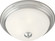 Essentials - 584x One Light Flush Mount in Satin Nickel (16|5840MRSN)