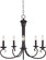 Loft Five Light Chandelier in Oil Rubbed Bronze (16|70005OI)