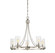 Mchan Five Light Chandelier in Brushed Nickel (446|M10018BN)