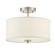 Msemi Two Light Semi-Flush Mount in Brushed Nickel (446|M60008BN)