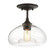 Msemi One Light Semi-Flush Mount in Oil Rubbed Bronze (446|M60017ORB)