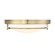 Mflus Two Light Flush Mount in Natural Brass (446|M60019NB)